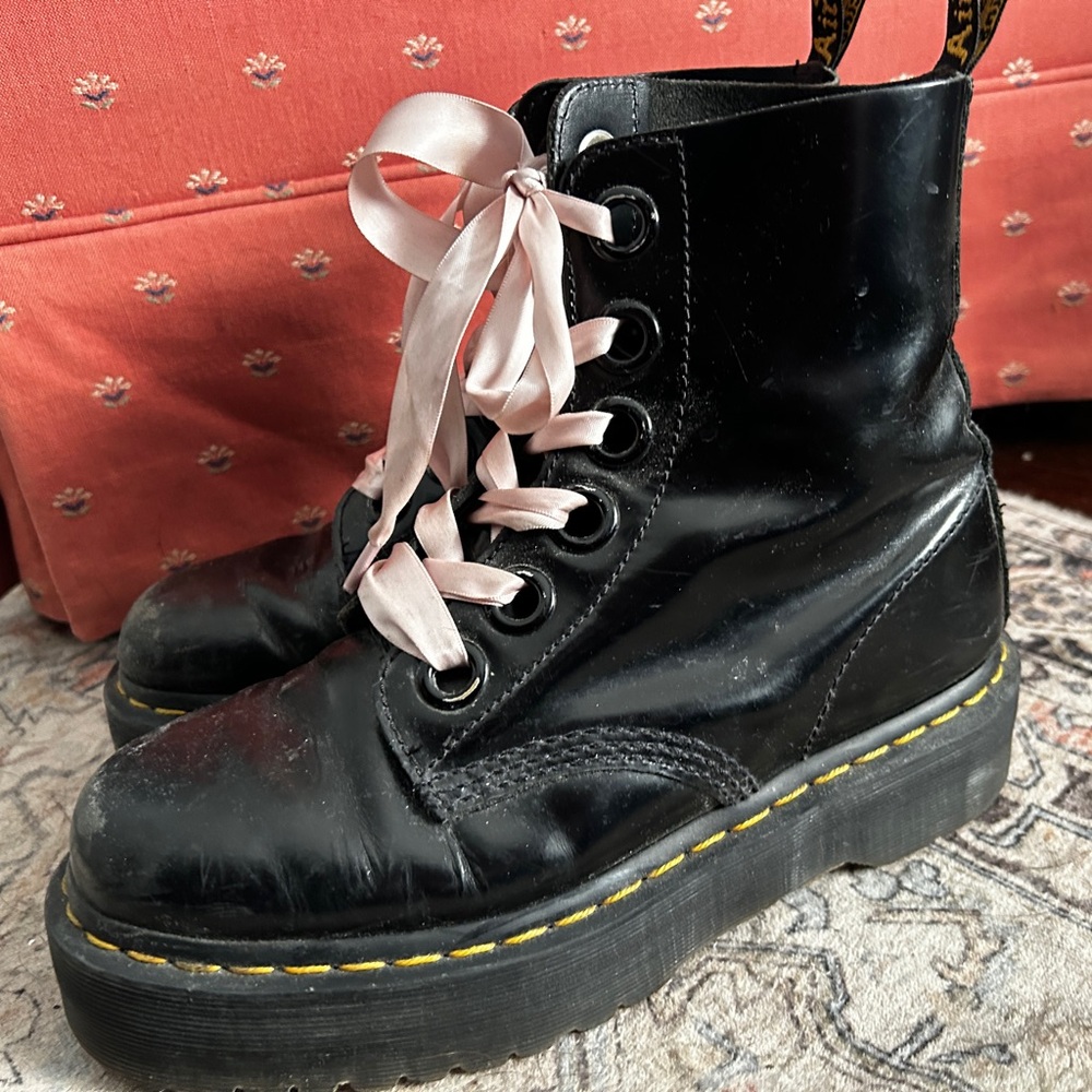 Doc Martens Molly Platform Boots Sz 8